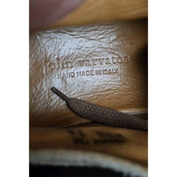 John Varvatos Suede Leather  Chukka Boots Shoes Tan Brown Men\'s Size 13 main image 8
